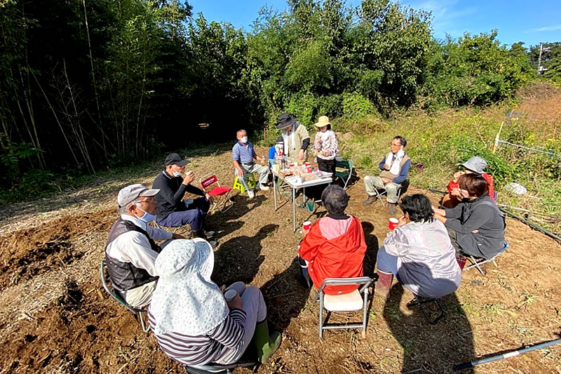 かしまミツバチプロジェクト活動の様子